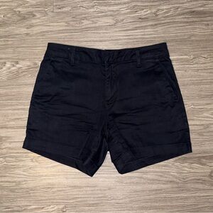 Banana Republic Pique Cotton Dress Shorts Women’s Size 6 Black Preppy